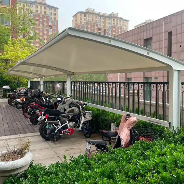 榆树市膜结构电动车棚